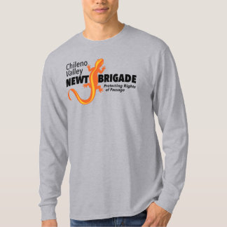 Chileno Valley Newt Brigade logo t-shirt