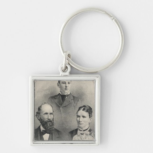 Chiles family portraits keychain (Front)