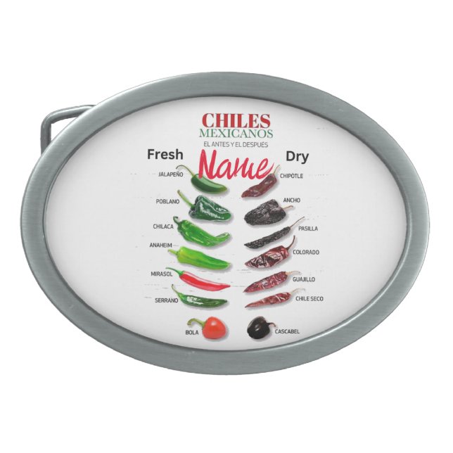 Chiles Fresh and Dry Thunder_Cove Belt Buckle (Front)