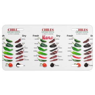 Chiles Fresh and Dry Thunder_Cove  License Plate