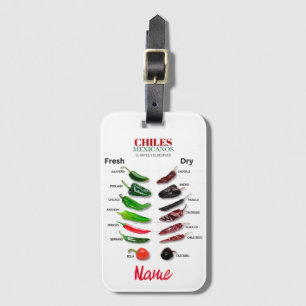 Chiles Fresh and Dry Thunder_Cove Luggage Tag