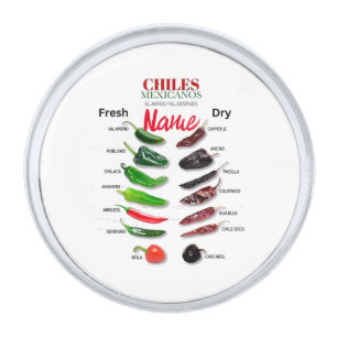Chiles Fresh and Dry Thunder_Cove Silver Finish Lapel Pin