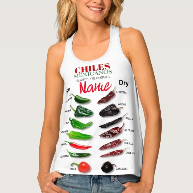 Chiles Fresh and Dry Thunder_Cove Tank Top (Front)