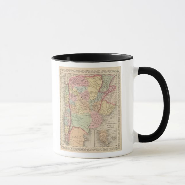 Chili, Argentine Republic, Paraguay, and Uruguay Mug (Right)