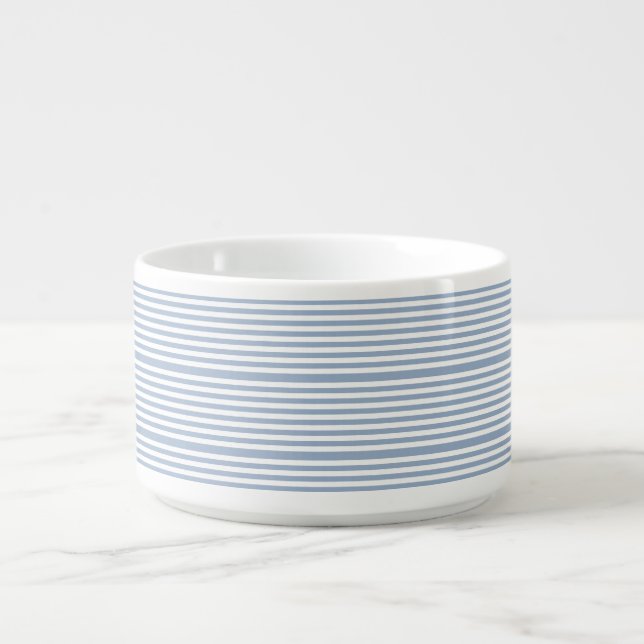 Chili Bowl Blue & White Stripe (Center)