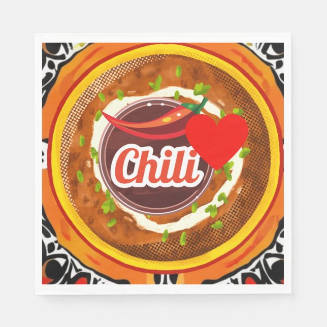 Chili Bowl Napkins (Front)
