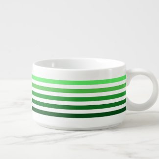 Chili Bowl - Shades of Green Lines