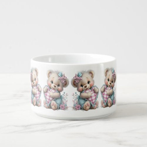 Chili Bowl Teddy Bear Baby Shower