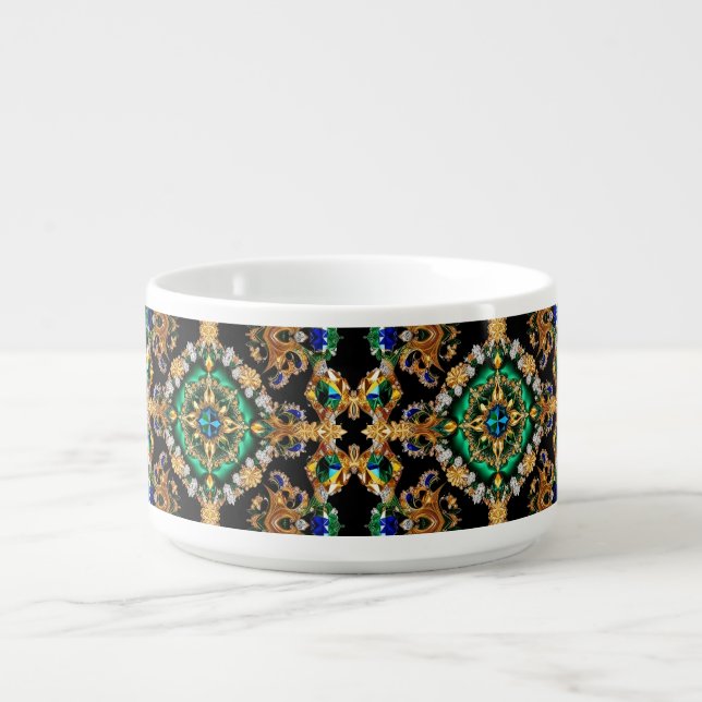 Chili bowl with Brazilian Colors Design (Center)