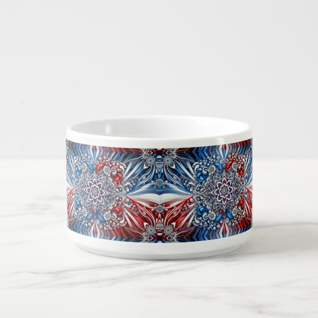 Chili bowl with French Colors Design (Center)