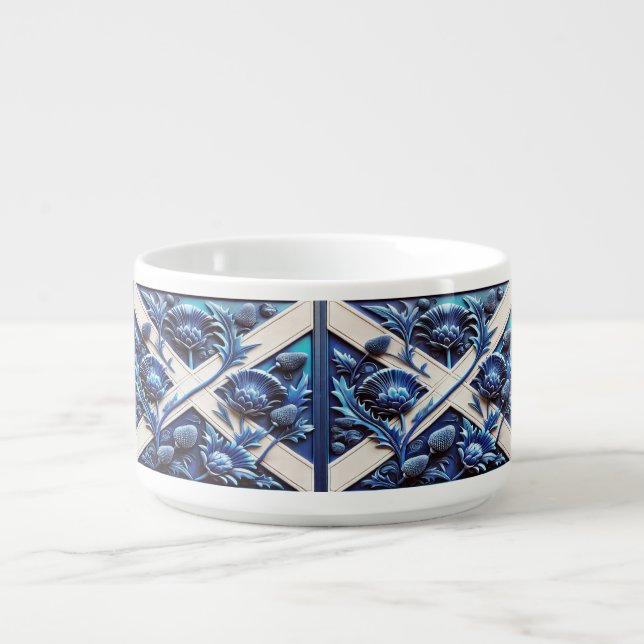 Chili bowl with Scottish Thistles Design (Center)