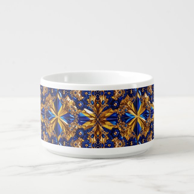 Chili bowl with Sweden Colors Design (Center)