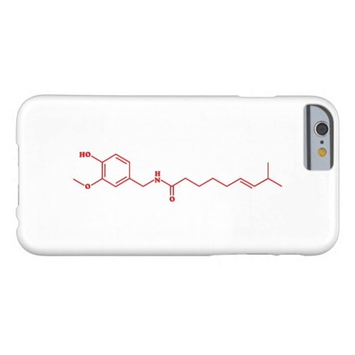 Chili Capsaicin Molecular Chemical Formula Barely There iPhone 6 Case