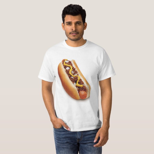 Chili Cheese Dog or Chili Dog T-Shirt (Front Full)