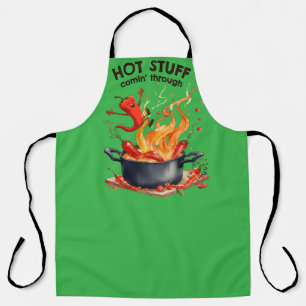 Chili chile peppers mexican food cooking kitchen apron