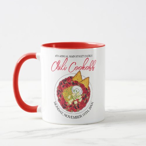 Chili Chilli Soup Cookoff Competition Supper Food Mug