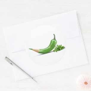 Chili Classic Round Sticker