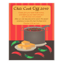 Chili Cook Off Announcment Flyer
