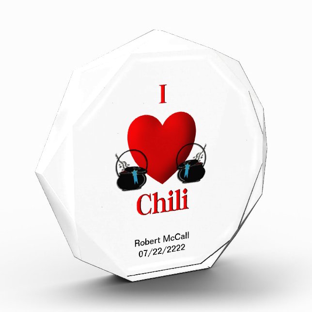 Chili Cook Off Award (Left)