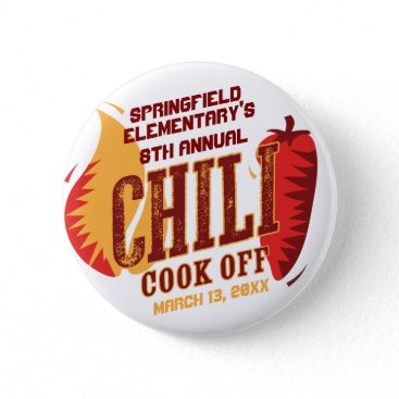 Chili Cook Off | BBQ Cookout Contest Button