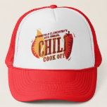 Chili Cook Off | BBQ Cookout Contest Trucker Hat<br><div class="desc">Get in the hot and spicy spirit of a good old fashioned chili cookoff competition with these fun and festive invitations! Get all you need for your family, school or corporate Chili Cook Off, including invitations, party backdrops, aprons, decor, prizes and more in our store. Need help with customization? Email...</div>