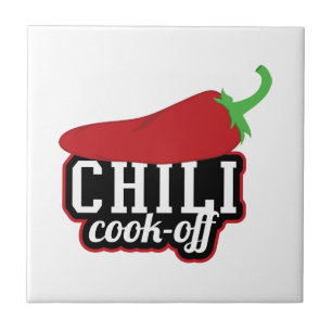 Chili Cook-Off Ceramic Tile