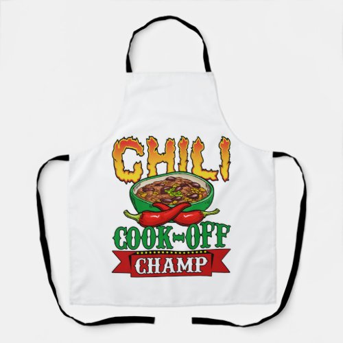 Chili Cook Off Champ Competition Winner Apron