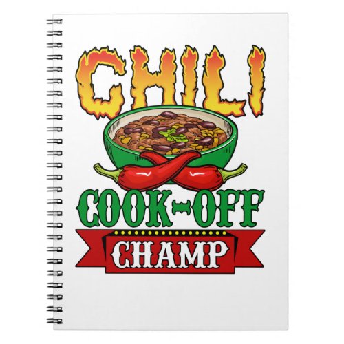 Chili Cook Off Champ Competition Winner Notebook