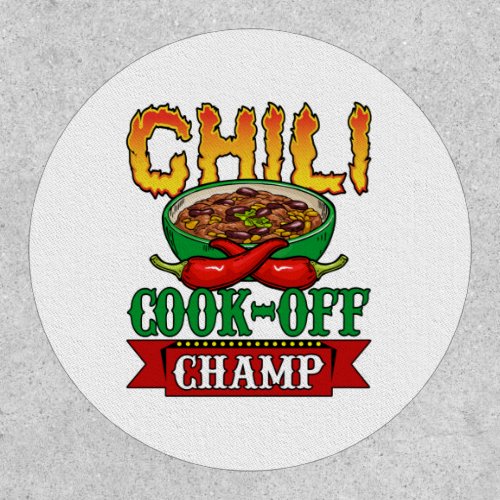 Chili Cook Off Champ Competition Winner Patch