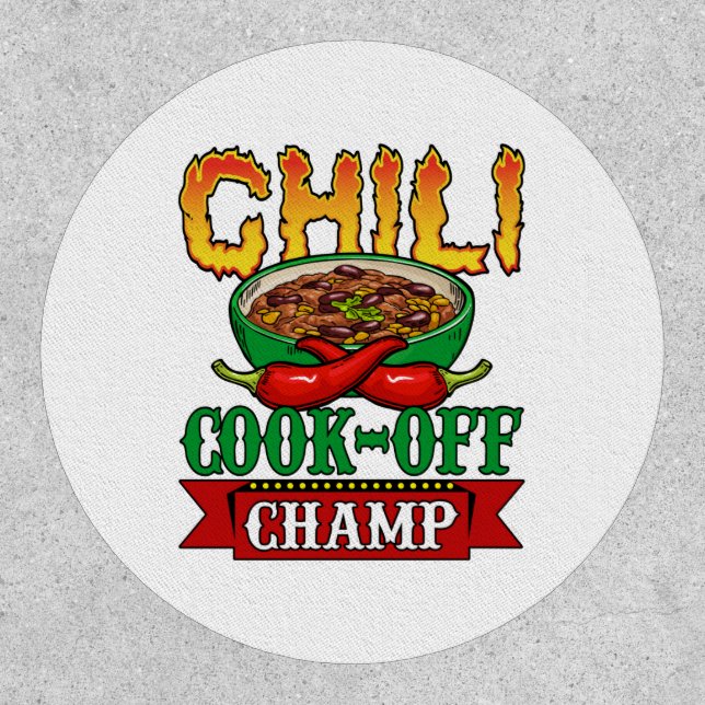 Chili Cook Off Champ Competition Winner Patch (Front)