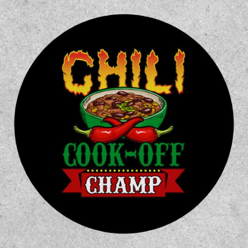 Chili Cook Off Champ Competition Winner Patch