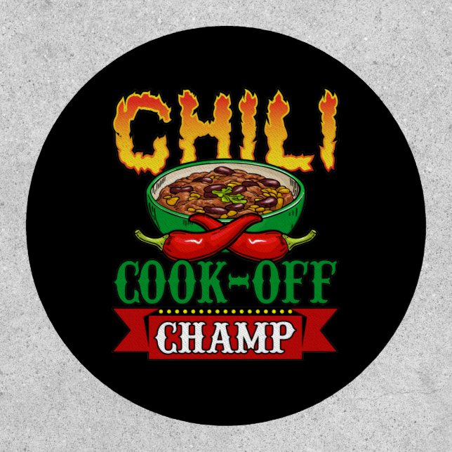 Chili Cook Off Champ Competition Winner Patch (Front)