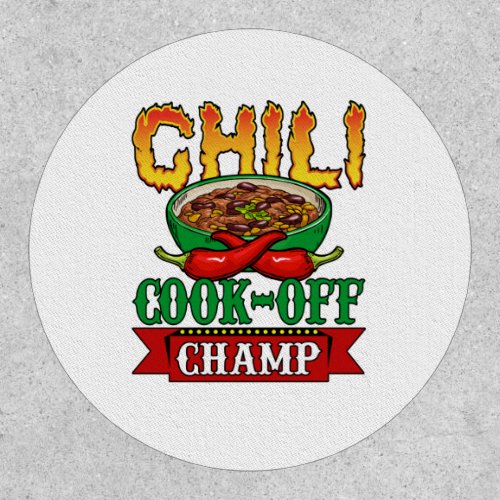 Chili Cook Off Champ Competition Winner Patch