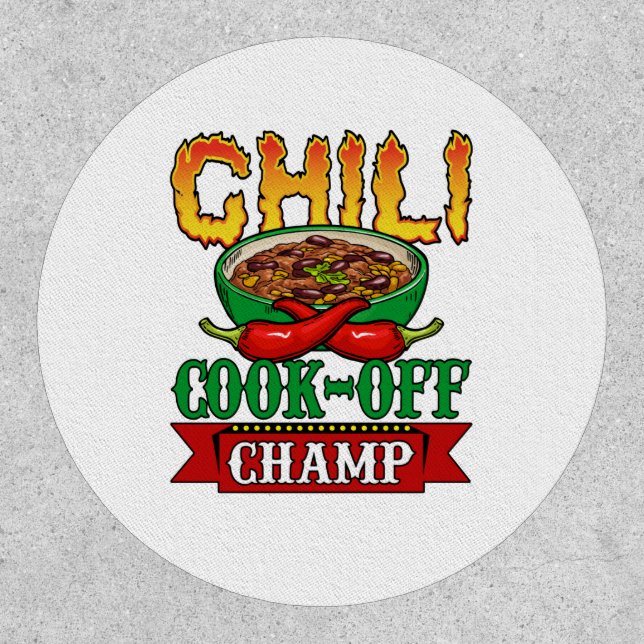 Chili Cook Off Champ Competition Winner Patch (Front)
