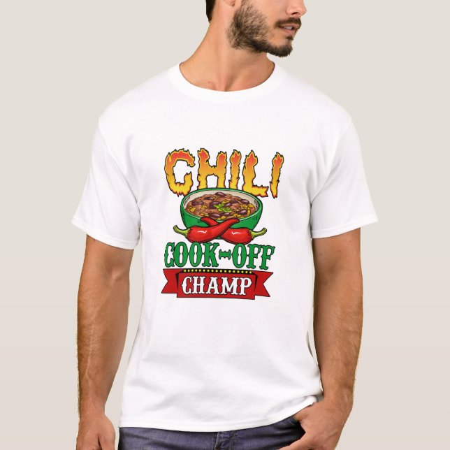 Chili Cook Off Champ Competition Winner T-Shirt (Front)