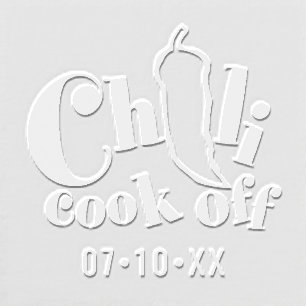 Chili Cook Off Competition Festival Embosser