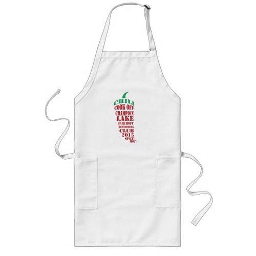 Chili Cook Off Competition Long Apron