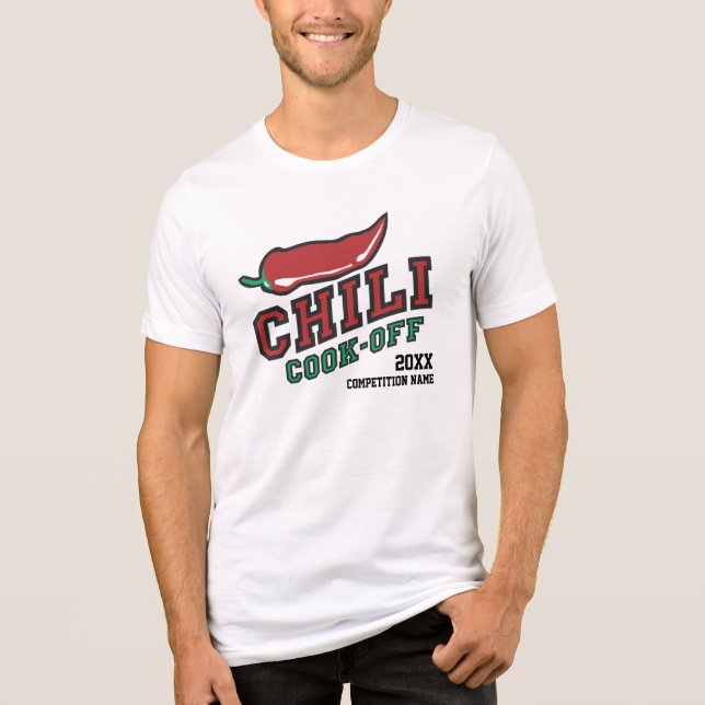 Chili Cook Off Competition Tri-Blend Shirt (Front)