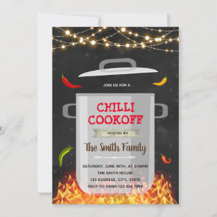 Chili cook off invitation