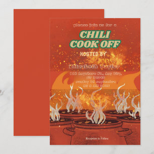 Chili Cook Off Party Invitation
