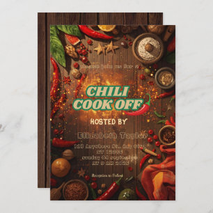 Chili Cook Off Party Invitation
