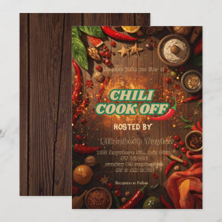 Chili Cook Off Party Invitation