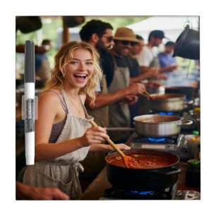 Chili Cook Off Photo Customize Dry Erase Board