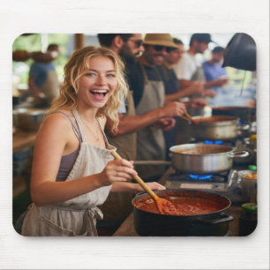 Chili Cook Off Photo Customize Mouse Pad