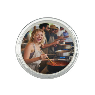 Chili Cook Off Photo Customize Ring