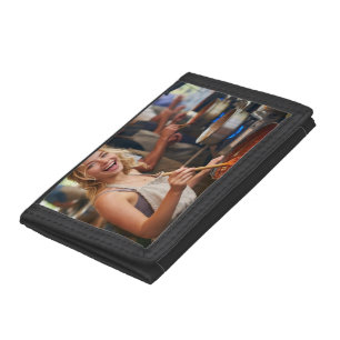Chili Cook Off Photo Customize Tri-fold Wallet