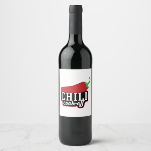 Chili Cook_Off Wine Label