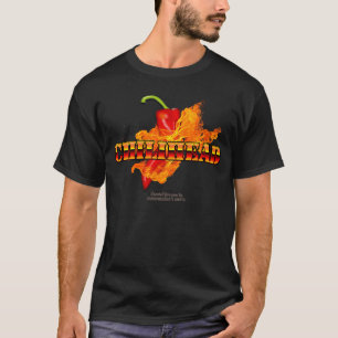 Chili fan lettering chillihead and chilli T-Shirt