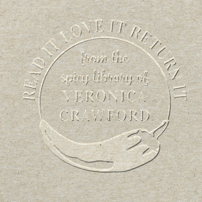 Chili From the Spicy Library Of Bookplate Embosser (Creator Uploaded)