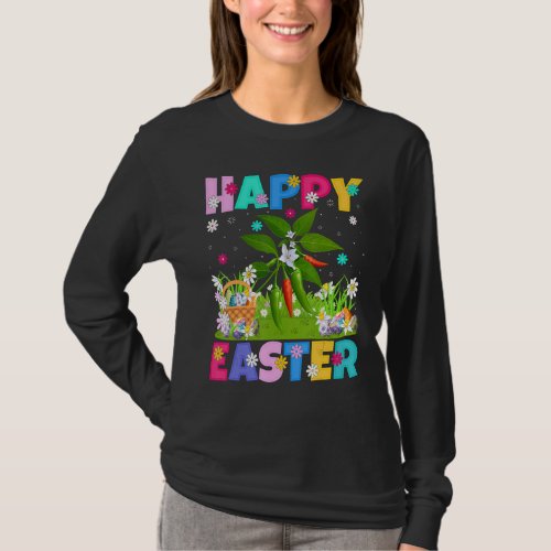 Chili   Happy Easter Bunny Chili Easter Sunday T_Shirt